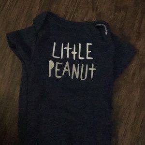 Cloud Island Little Peanut Onesie